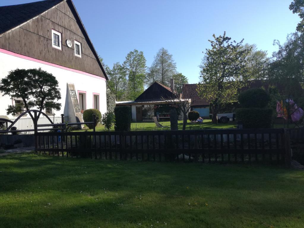 Apartman Ve Mlejne Nová Bystřice Exteriör bild